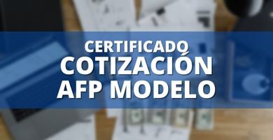 Certificado de Cotizaciones AFP Modelo - Chile 1 Certificado cotizacion afp modelo