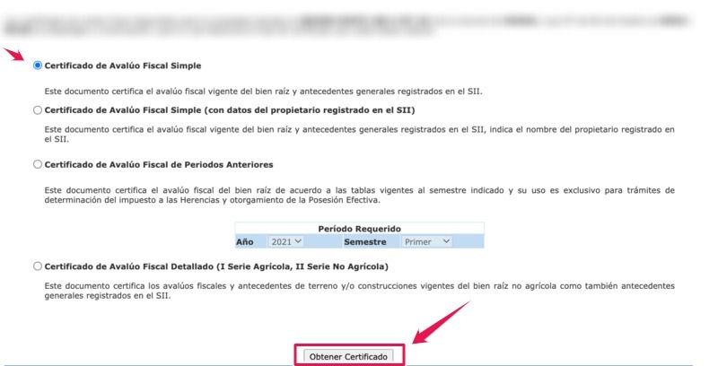 certificado de avaluo fiscal detallado gratis