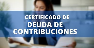 certificado de deudas de contribuciones emitido por la tesorería