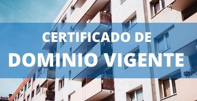 Certificado de Dominio Vigente de Propiedad - Chile 1 certificado de dominio vigente gratis online