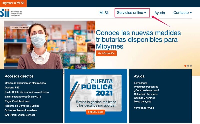certificado sii bienes raices